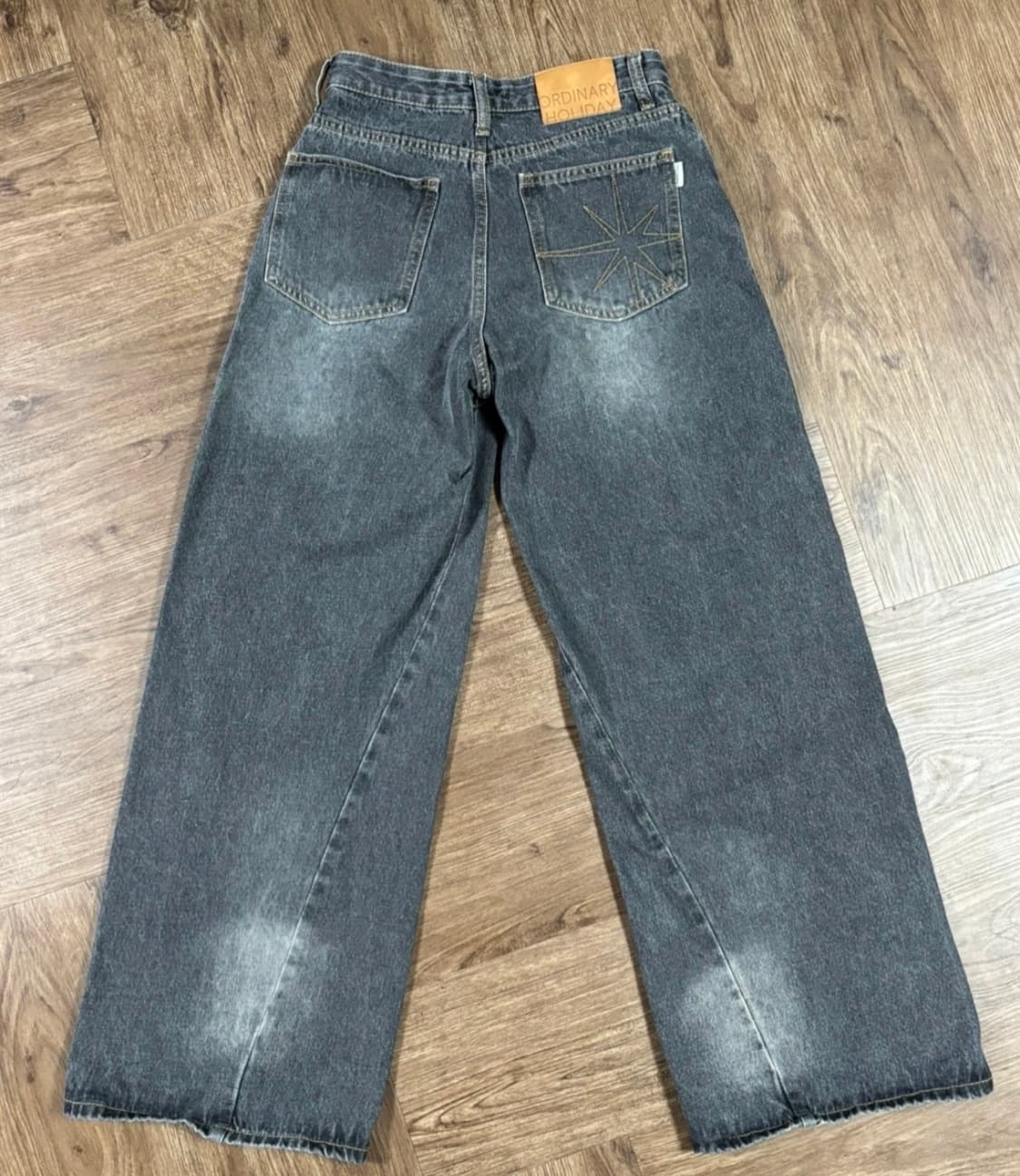 오디너리 홀리데이 데님팬츠(차콜) 상품이미지2