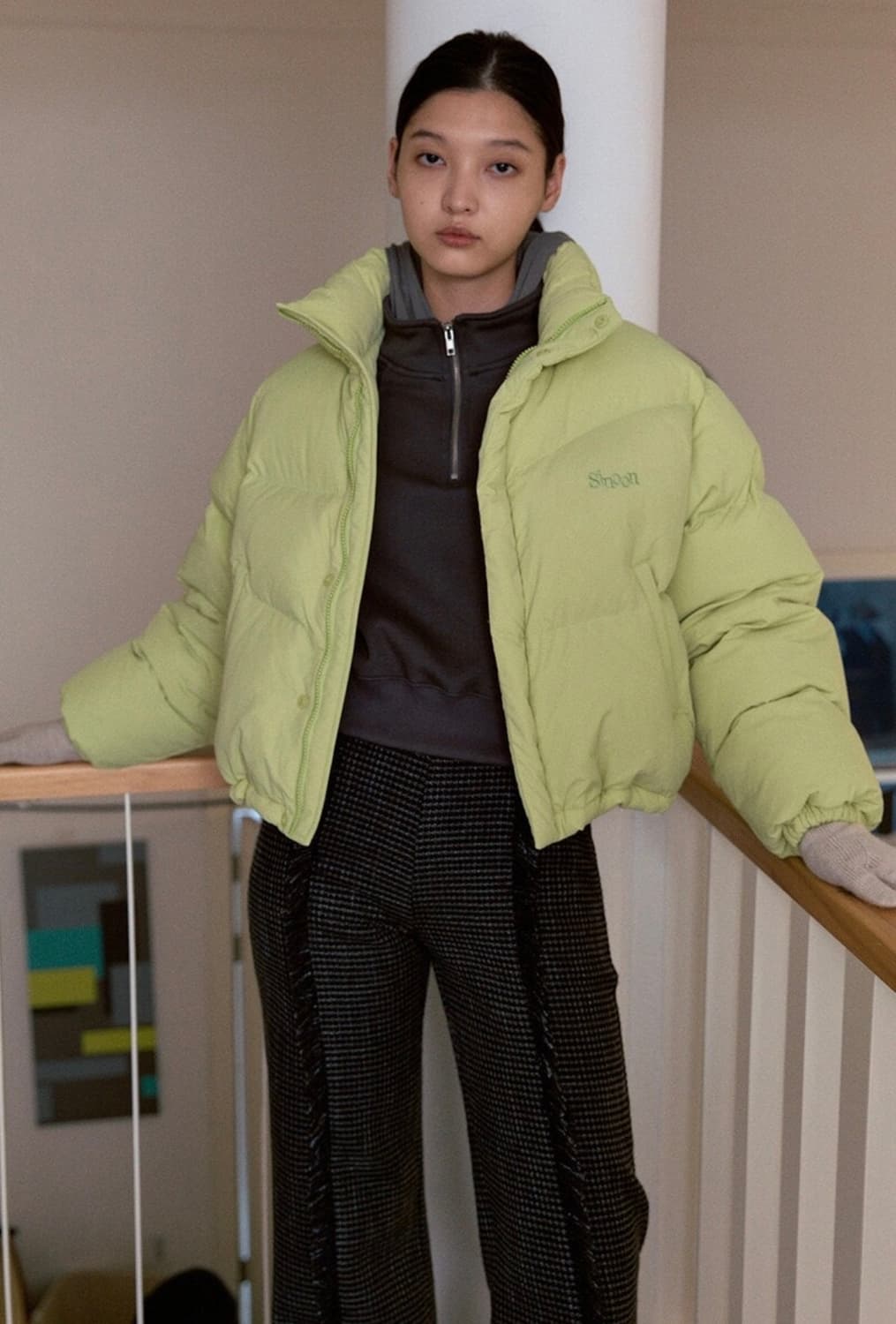 시눈) 푸퍼 다운 패딩 자켓 상품이미지9