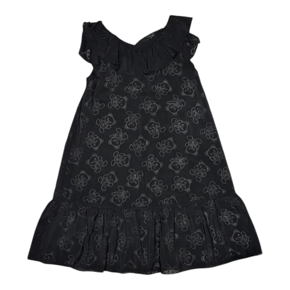 히스테릭 글래머 아카이브 퍽베어 패턴 이중 원단 원피스 상품이미지2