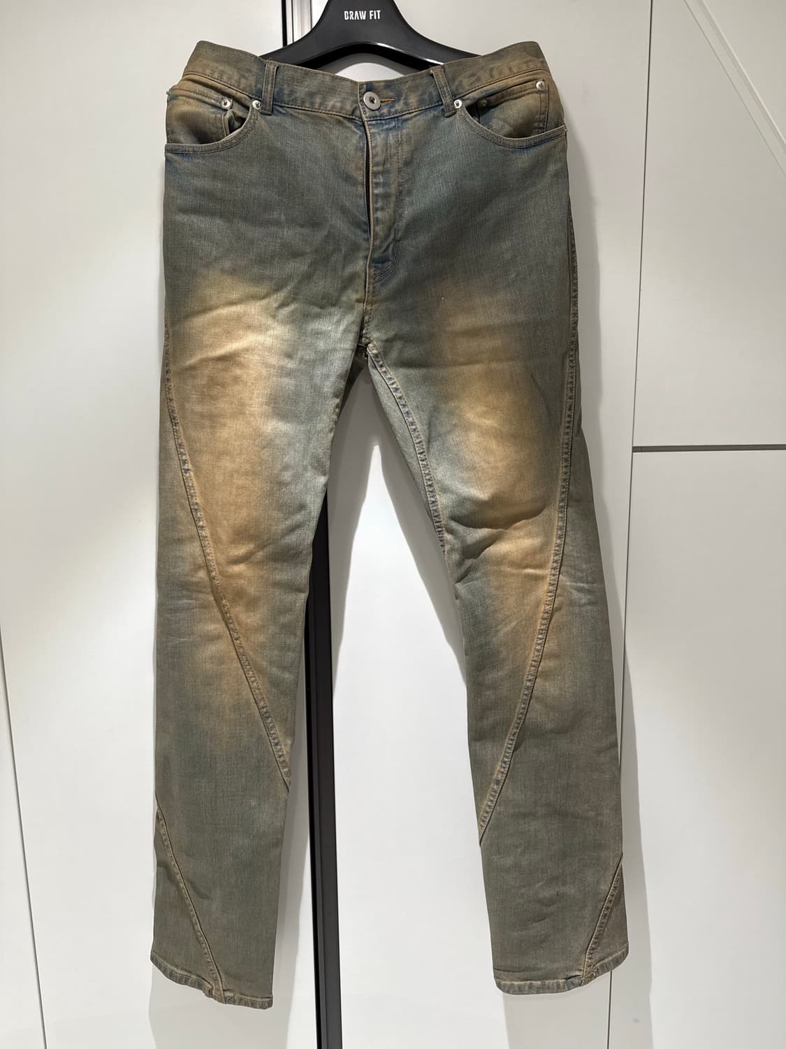 넥스트도어립스 TWISTED COATED JEAN INDIGO 2사이즈 상품이미지1