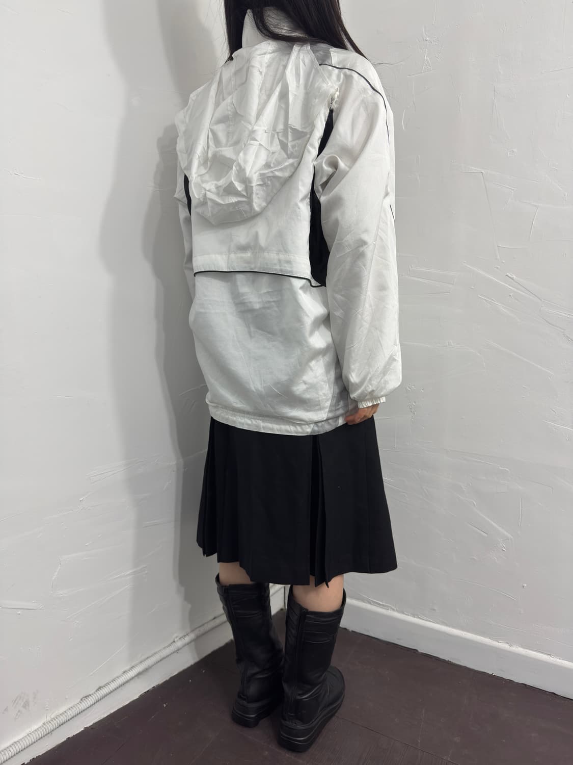 mizuno white hood jacket 상품이미지5