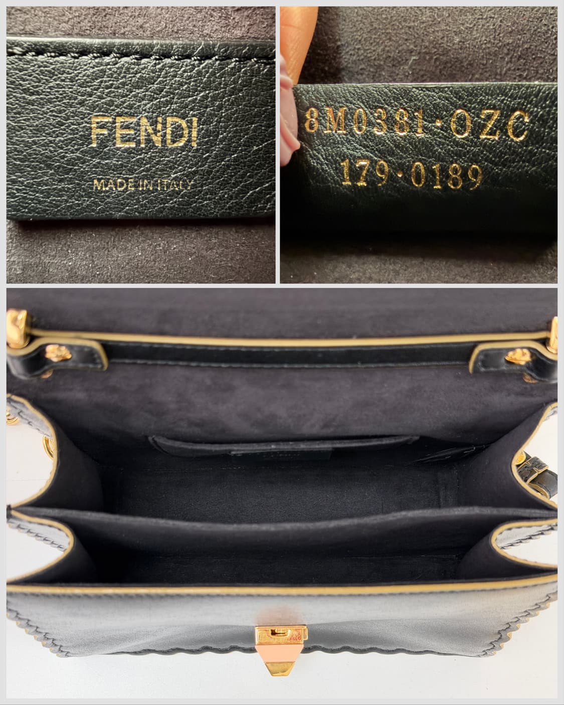 펜디 칸 아이 스몰 스캘럽 체인 숄더백 상품이미지10