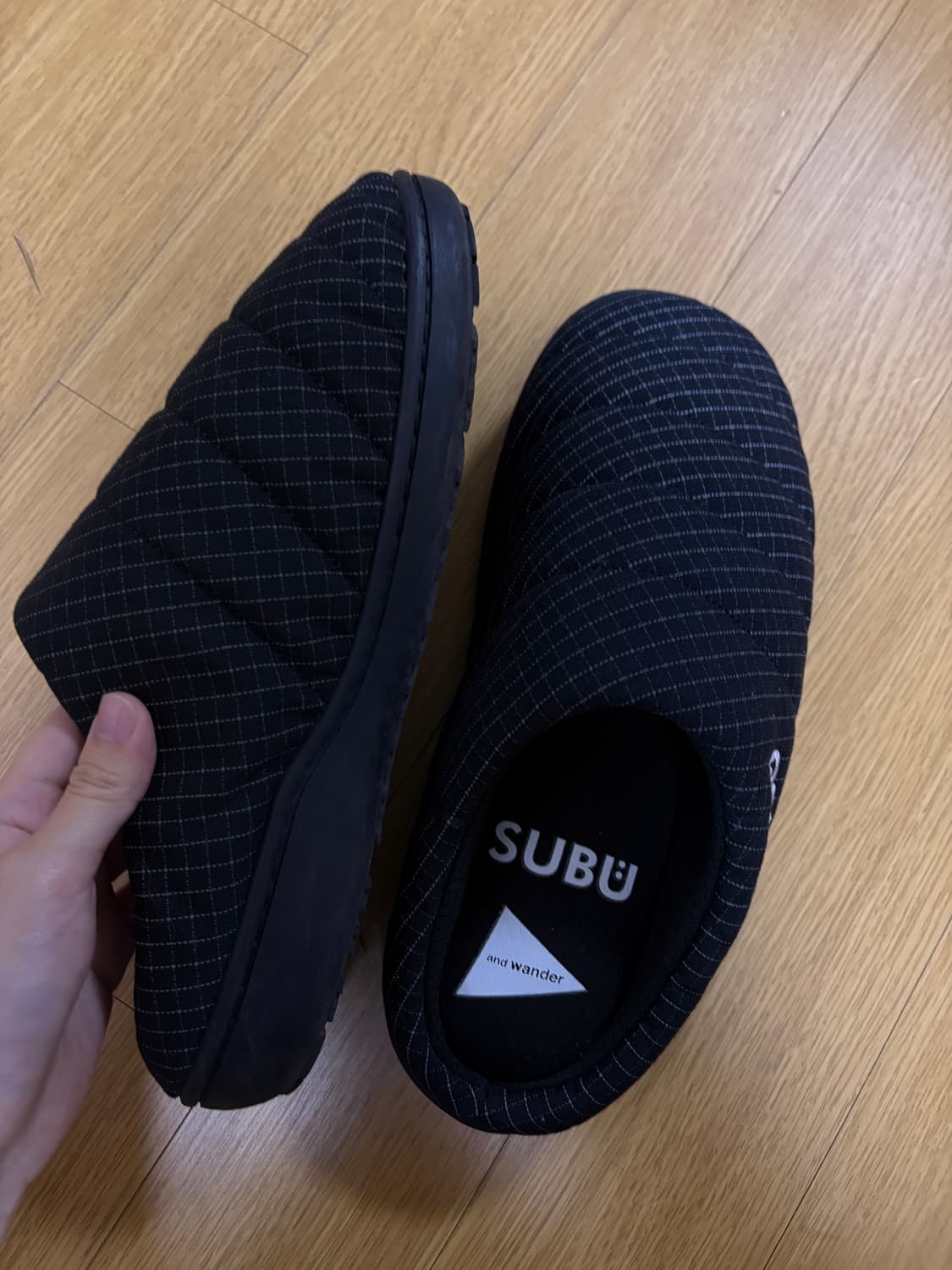 앤드원더 x 수부 SUBU 콜라보 리플렉티브 슬리퍼 샌들 0사이즈 상품이미지5