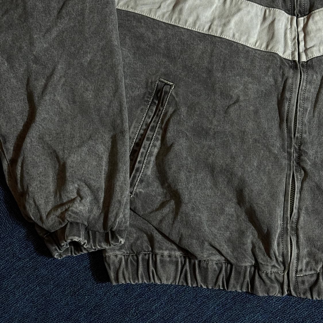 빈티지 블랙 흑청 자켓 상품이미지3