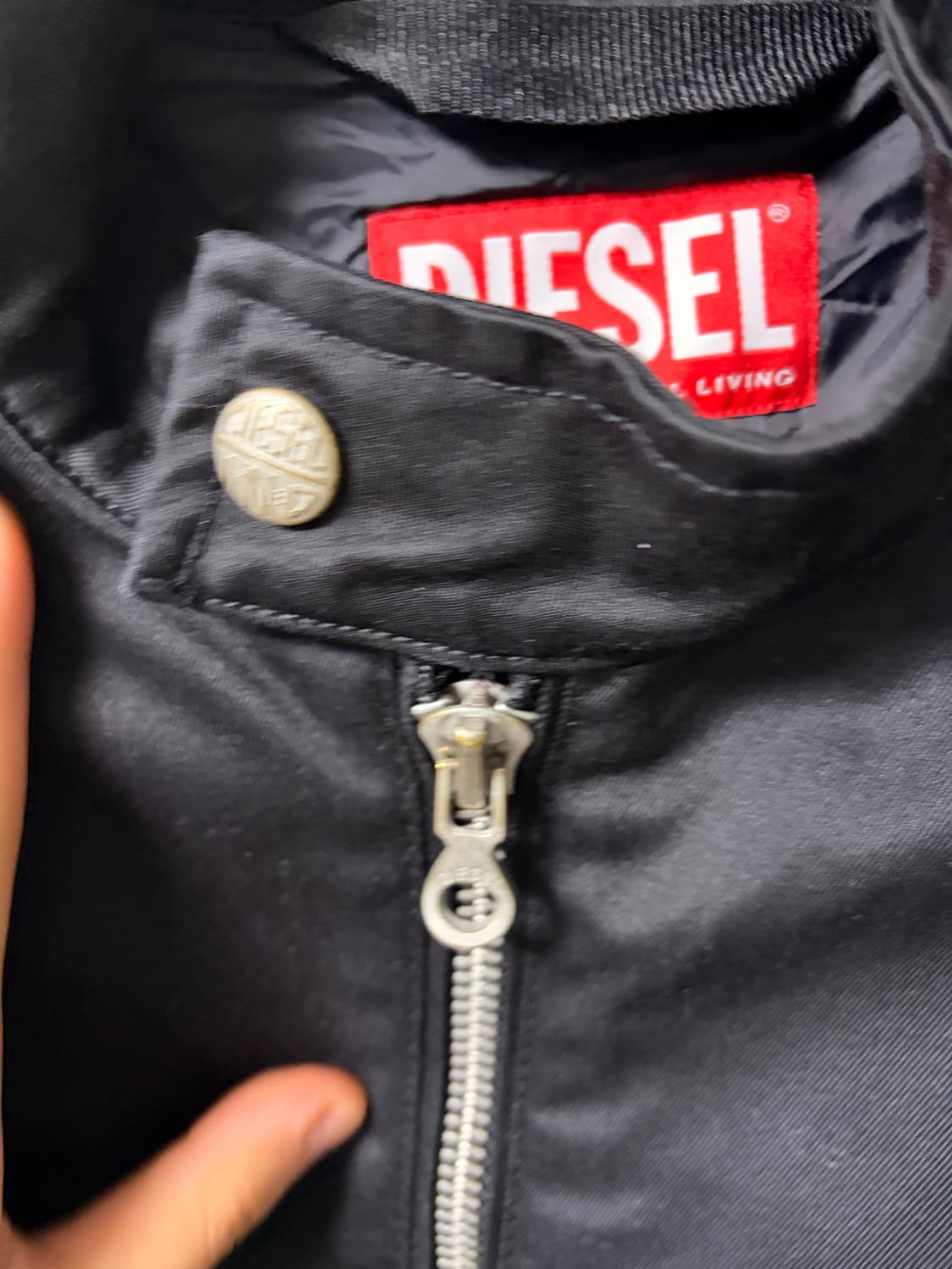 디젤 J-베크 바이커 자켓 블랙 50 상품이미지7
