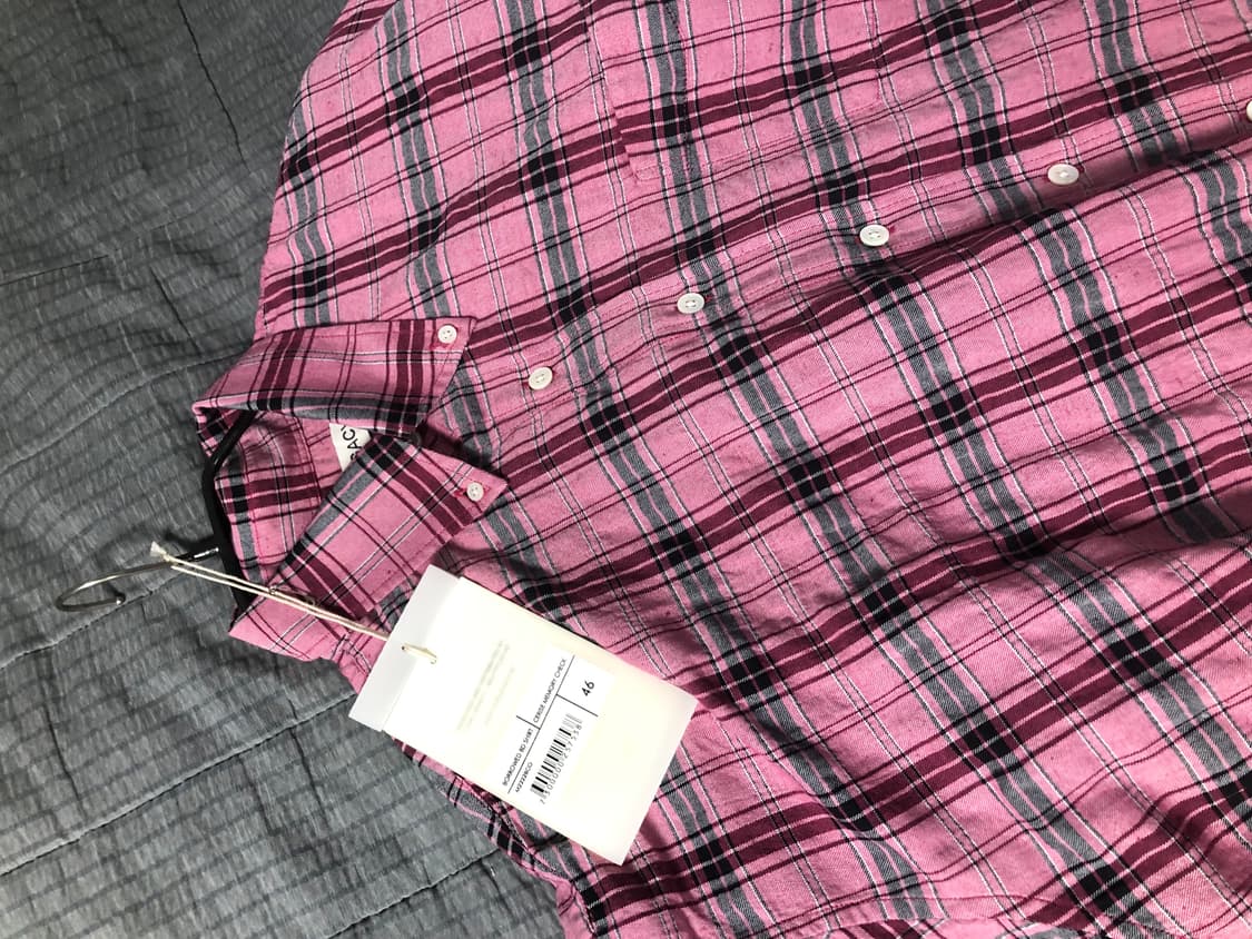 [46]아워레가시 버로우드 셔츠 핑크 상품이미지2