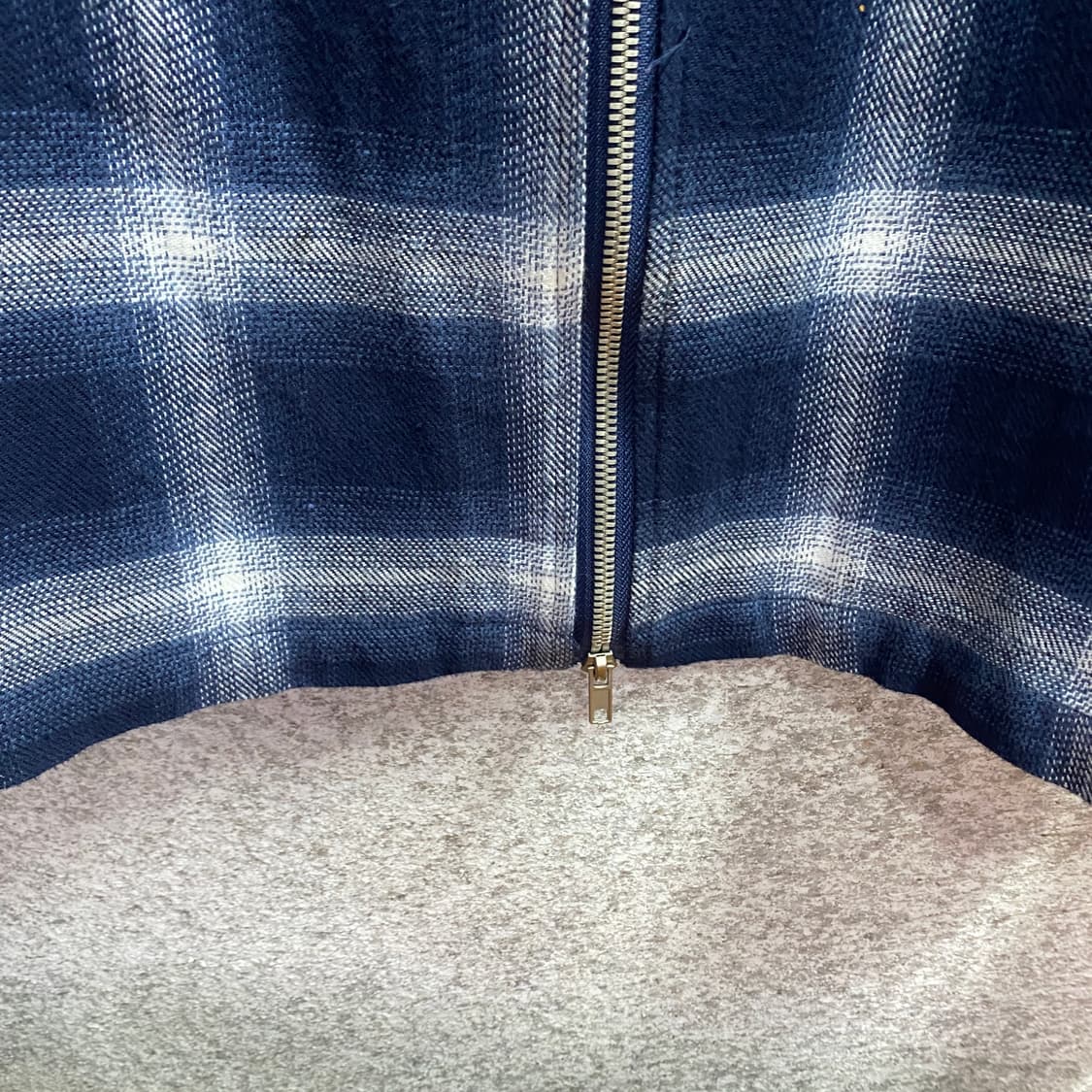 파르티멘토 플란넬 체크셔츠 집업 자켓 B4519 상품이미지4