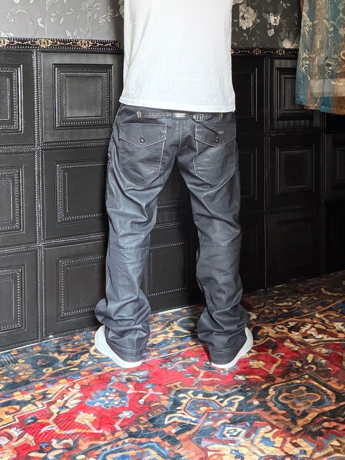 a246) 34 빈티지 워싱 코팅진 상품이미지2