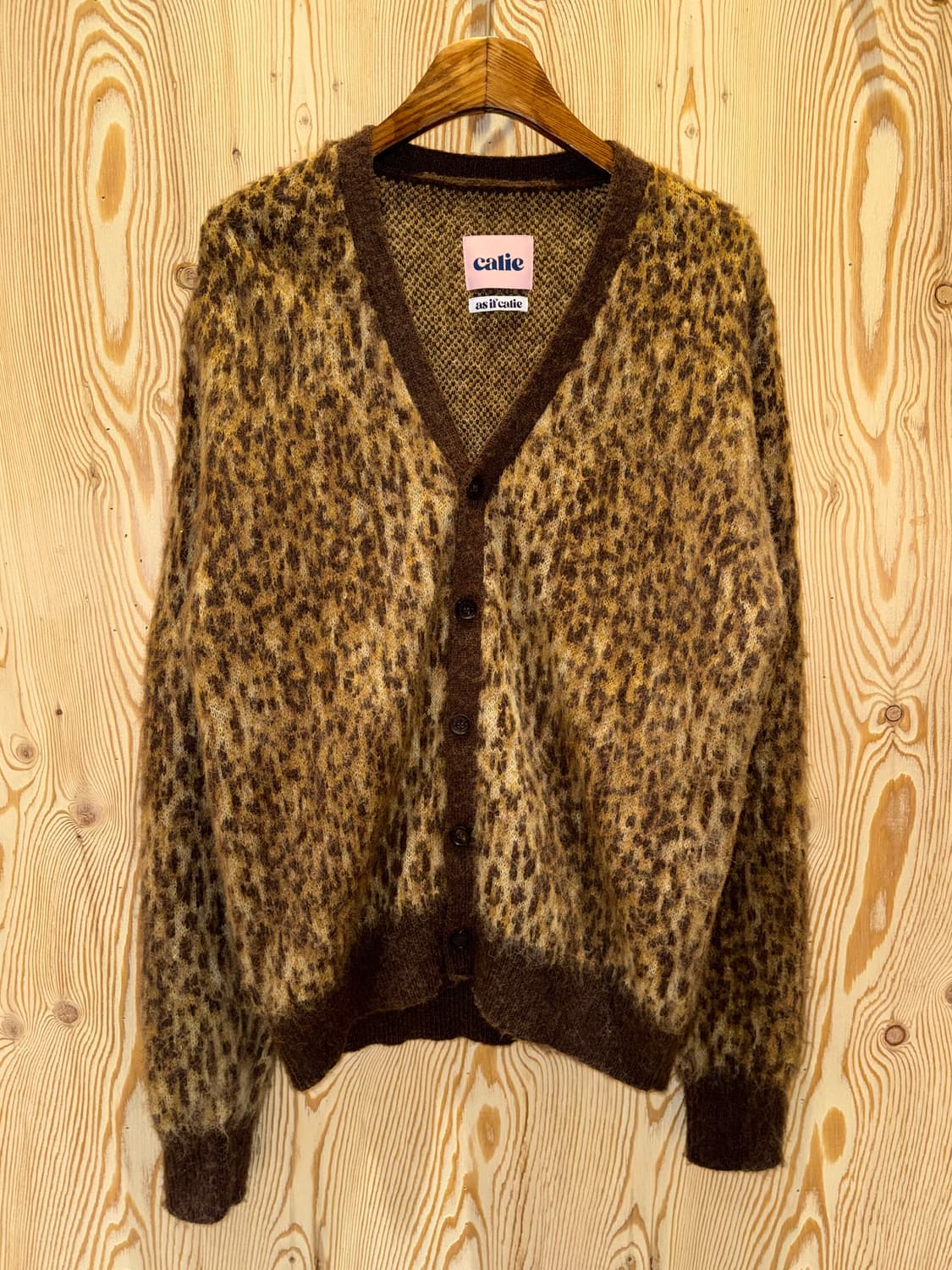애즈이프캘리 레오파드 가디건 상품이미지1