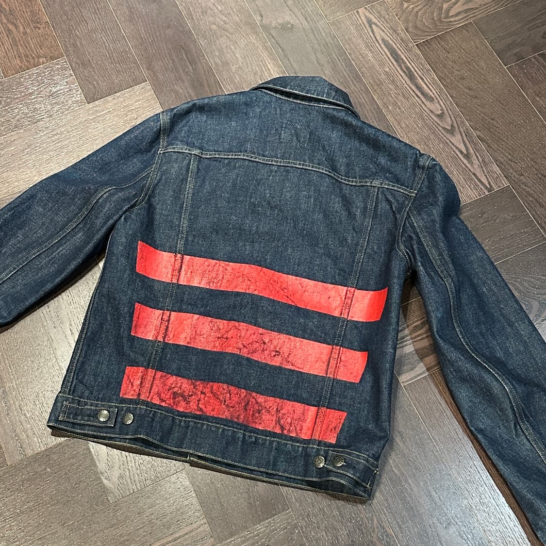 Helmut Lang Re-Edition Red Striped Denim 상품이미지4