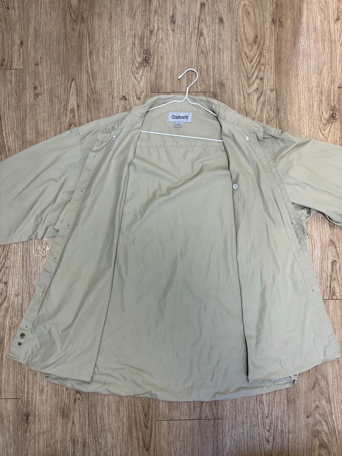칼하트 아이보리 셔츠 XL 상품이미지5
