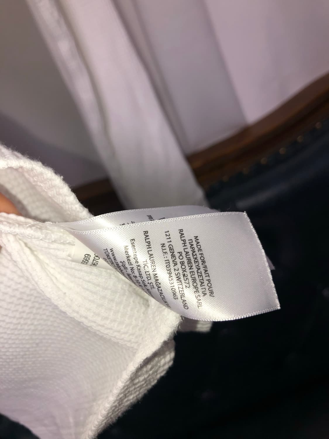 POLO 와플 여리핏 롱슬리브 (표기L) 상품이미지3