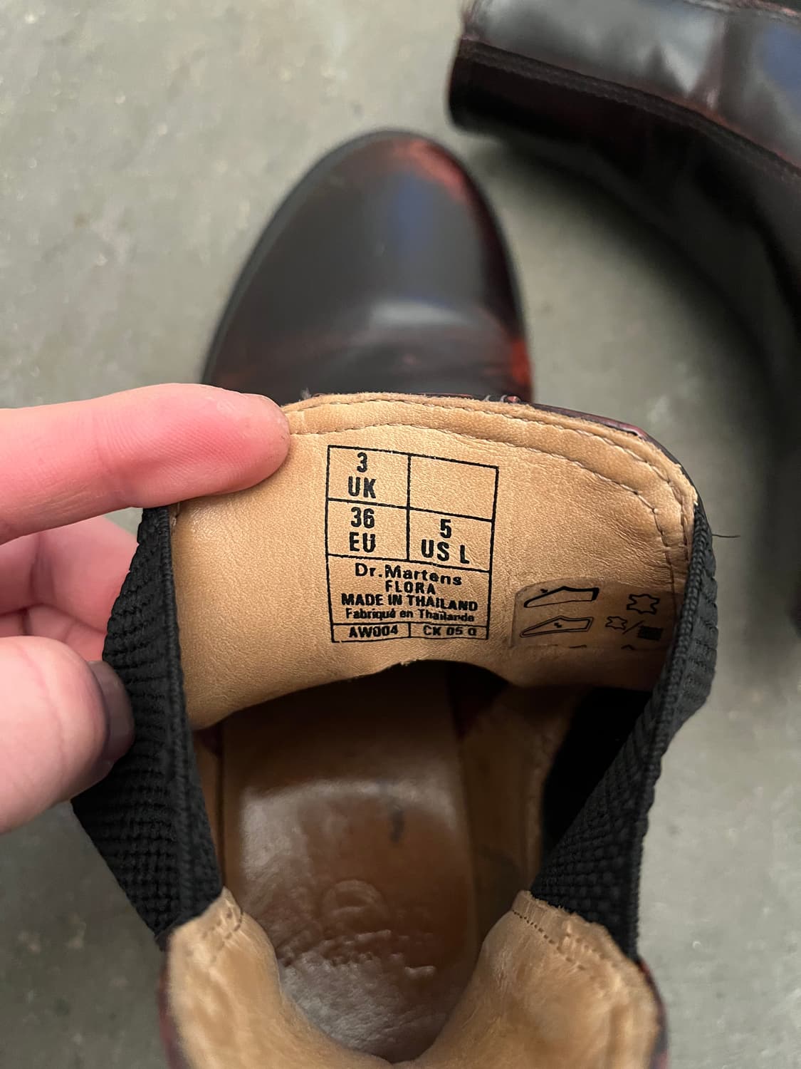 Dr.martens 레드컬러 첼시부츠  상품이미지4