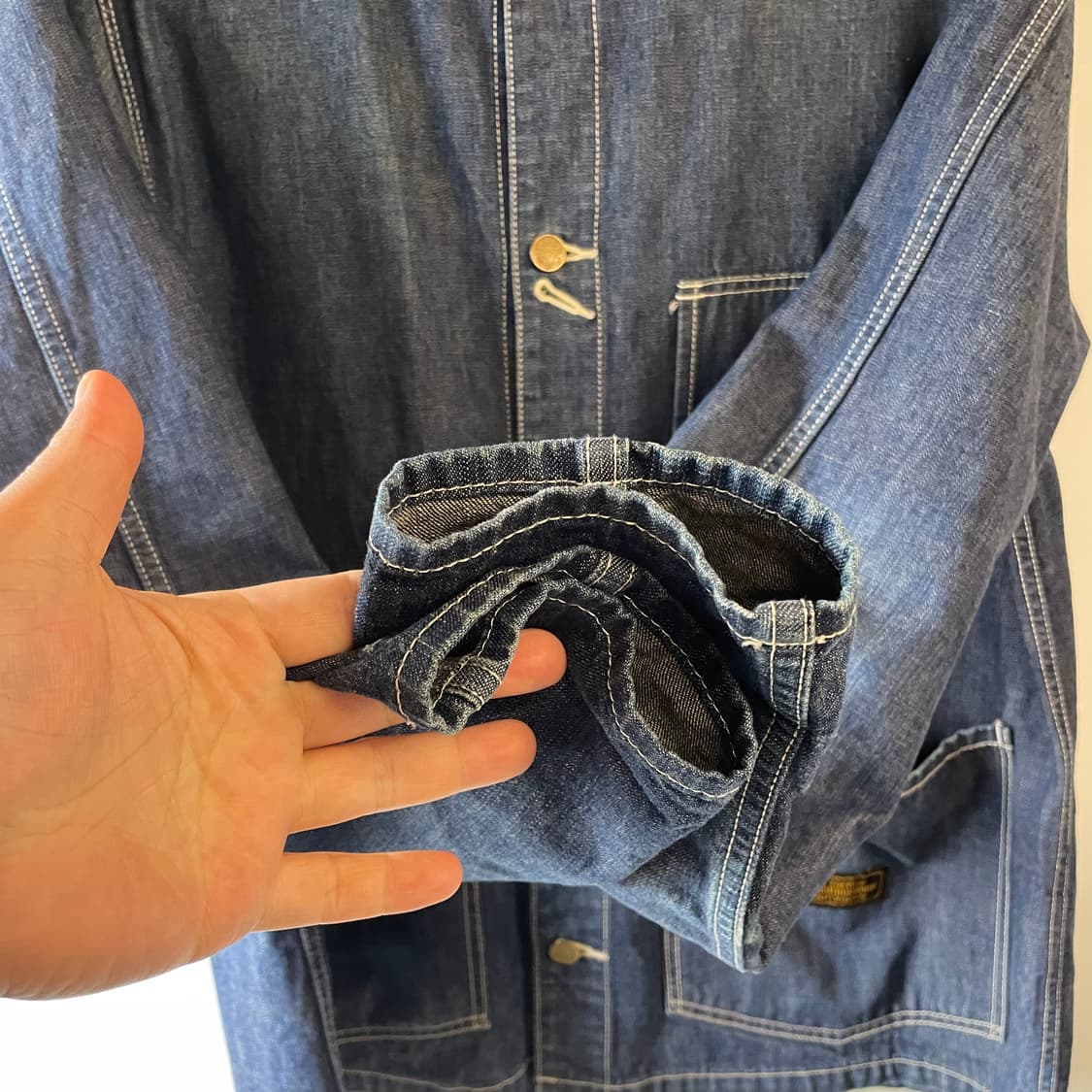 17s 네이버후드 데님 커버올 자켓 상품이미지6