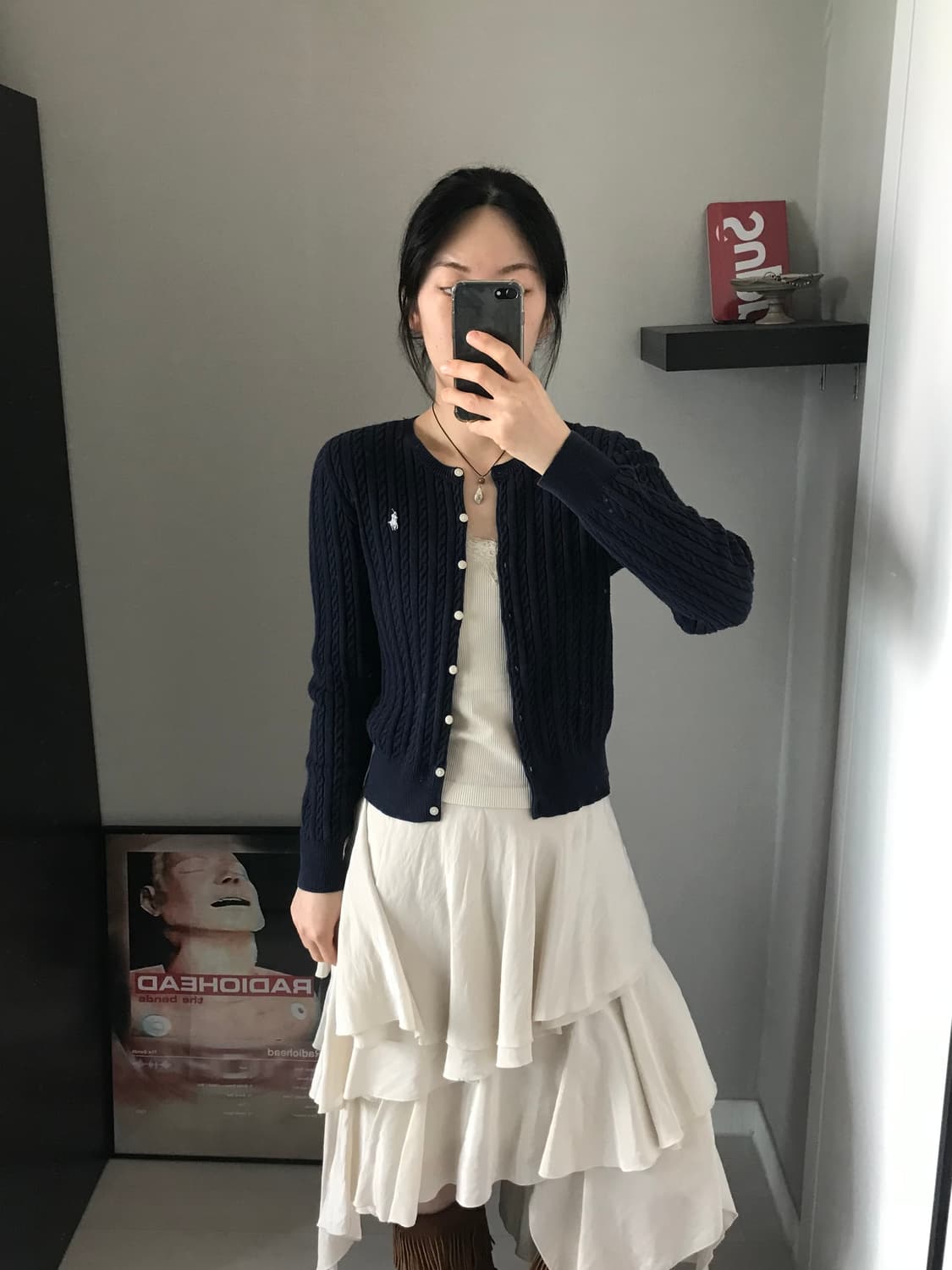 폴로 랄프로렌 포니로고 케이블 니트 가디건 상품이미지4