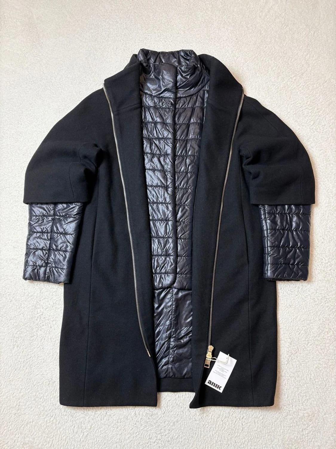 에르노 HERNO 패딩 캐시미어 블렌드 레이어드 울 롱 코트 PN6607 상품이미지2