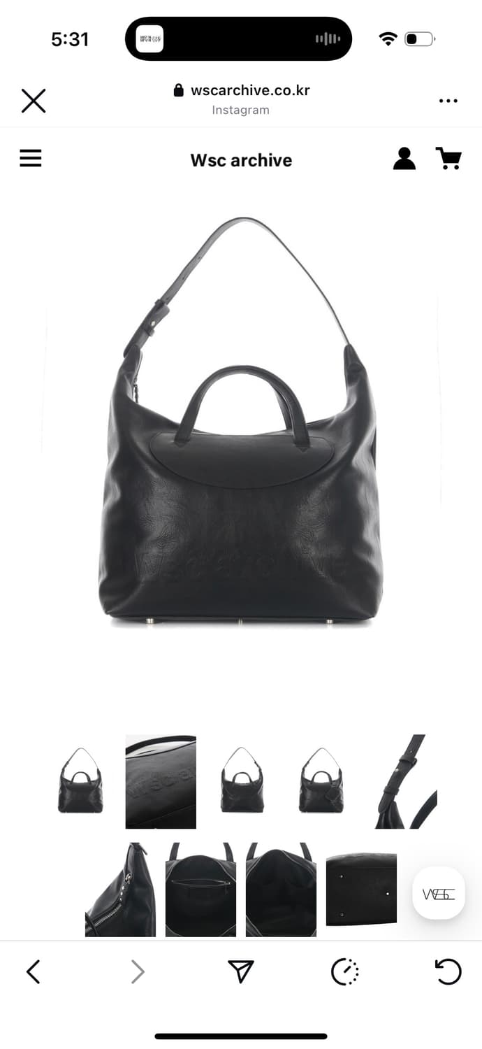 Wsc archive Dumble 3-way large bag 001 상품이미지1