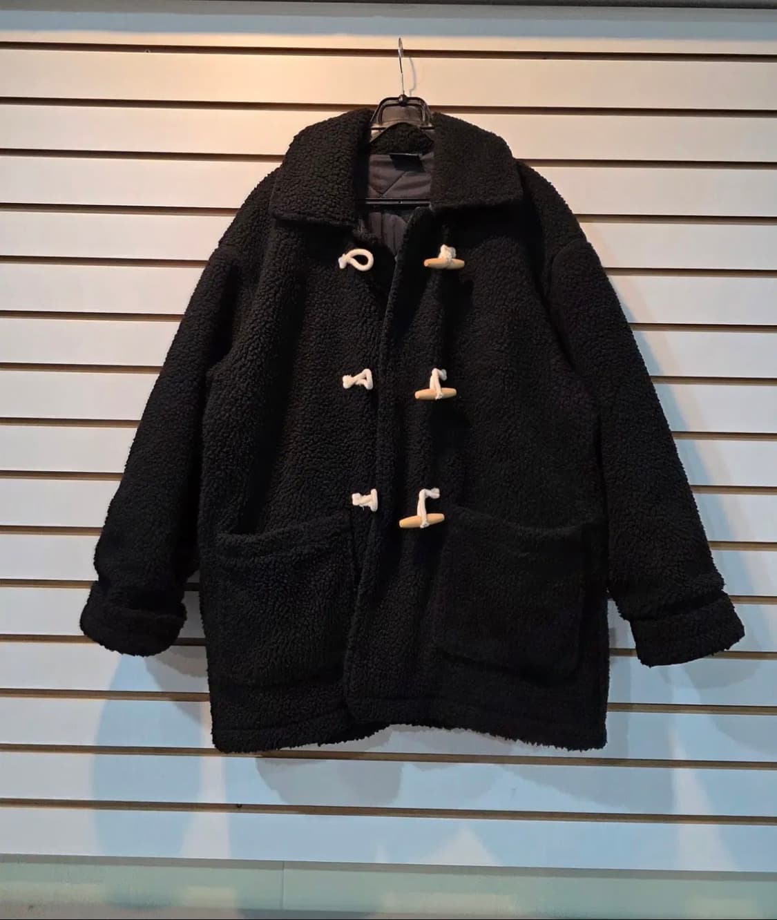 (여성) 뽀글이 떡볶이 코트 상품이미지1