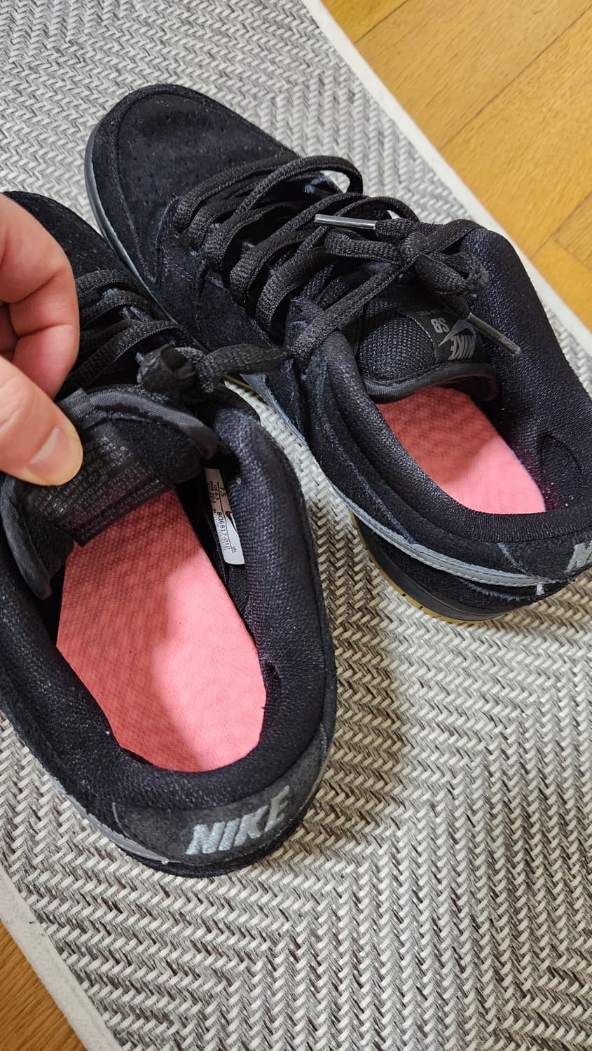 나이키 sb덩크 블랙 쿨그레이 255 상품이미지6