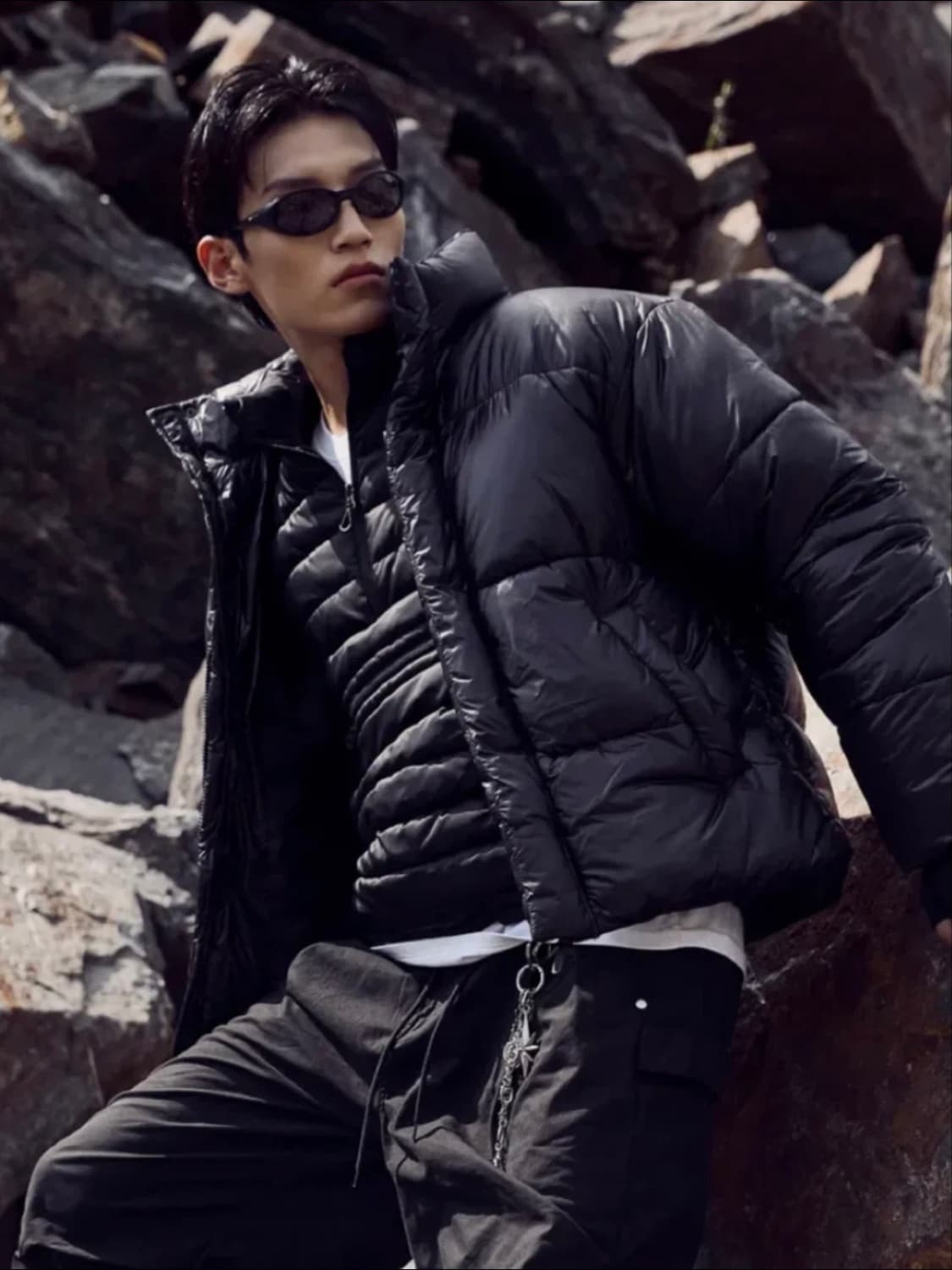 스파오 유광패딩 XL 상품이미지2