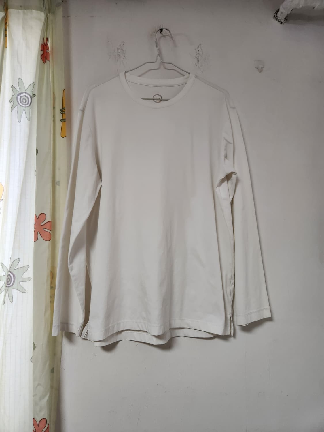 폴햄 흰색 긴팔 티셔츠 100(L) 상품이미지1