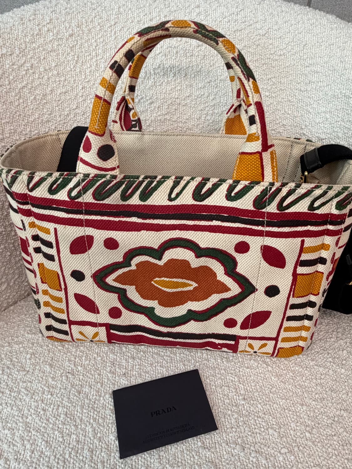 프라다 카나파 캔버스토드백 상품이미지2