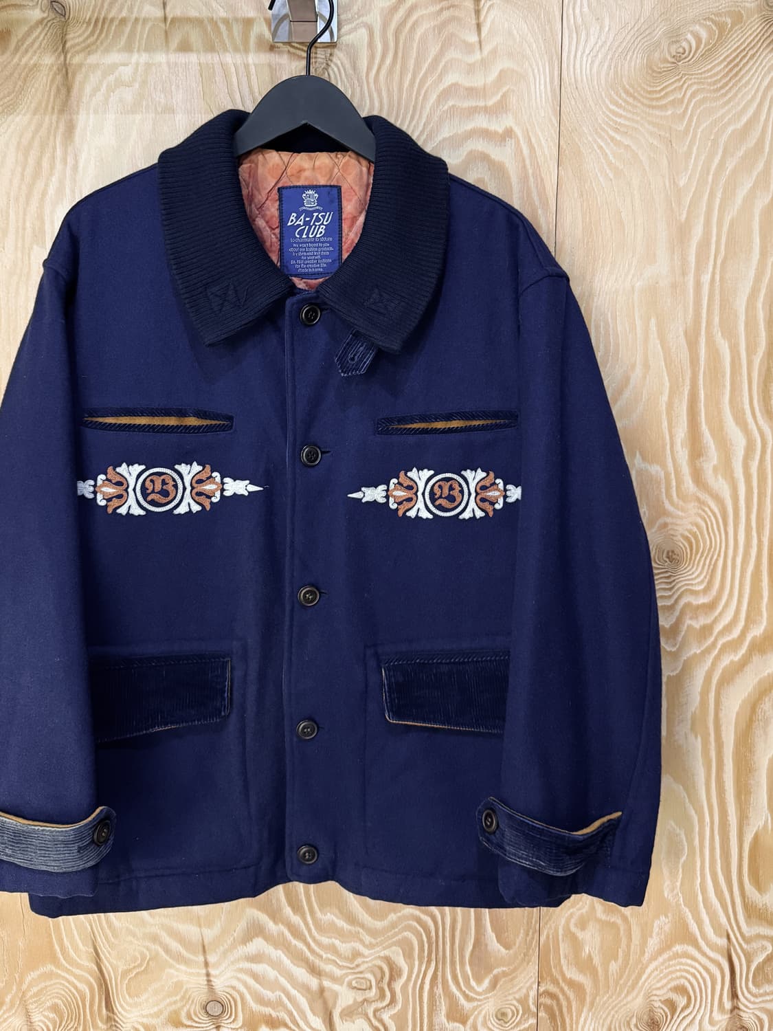 바츠 90‘s 웨스턴 엠브로이드 울 자켓 상품이미지3