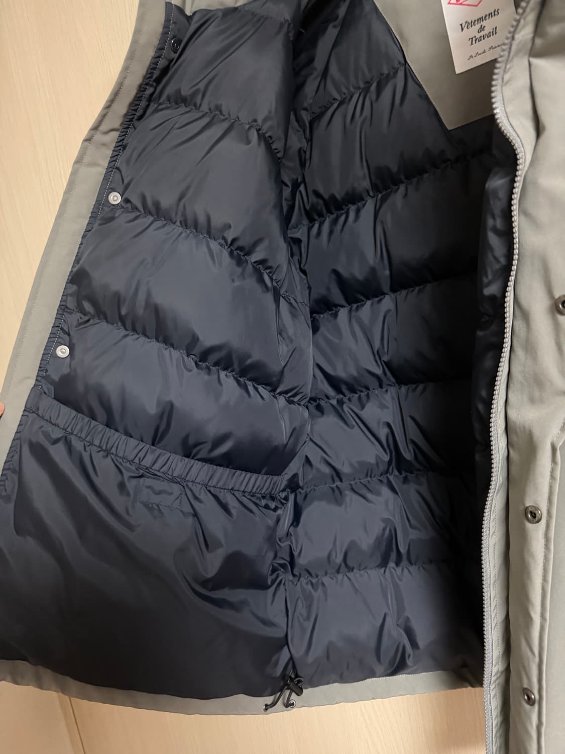 단톤 후드 패딩 자켓 상품이미지8