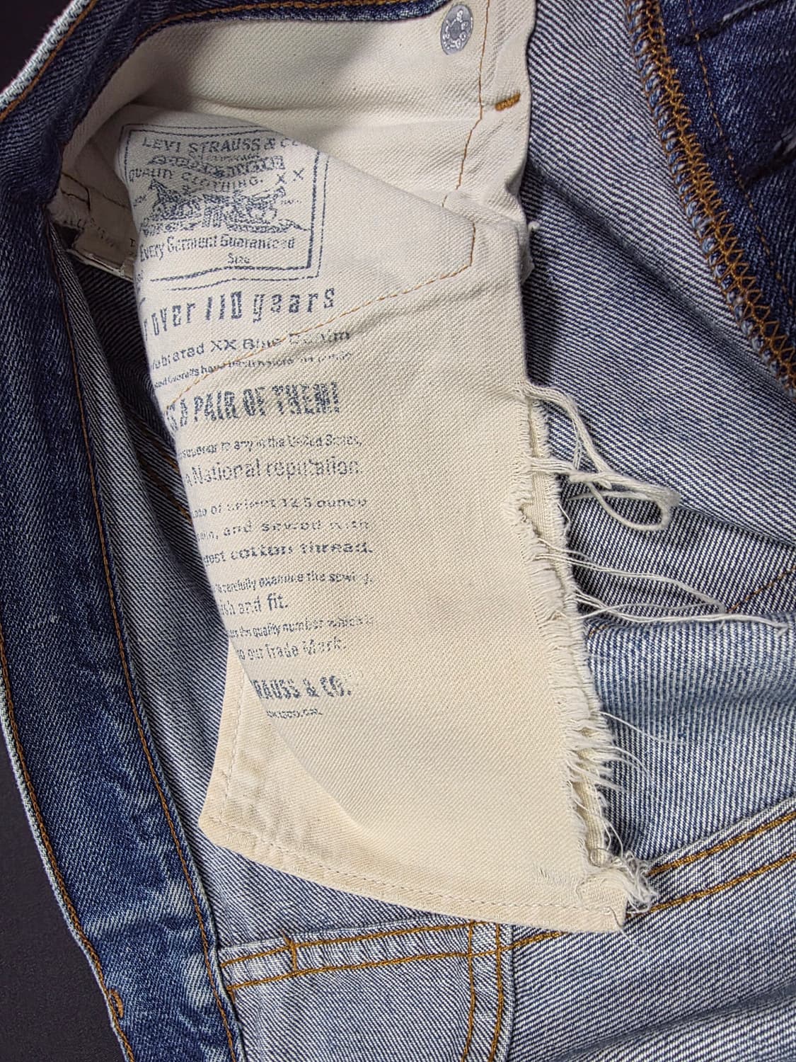 34 빈티지 리바이스 501 66전기 발렌시아제 555 lvc 90s 상품이미지6