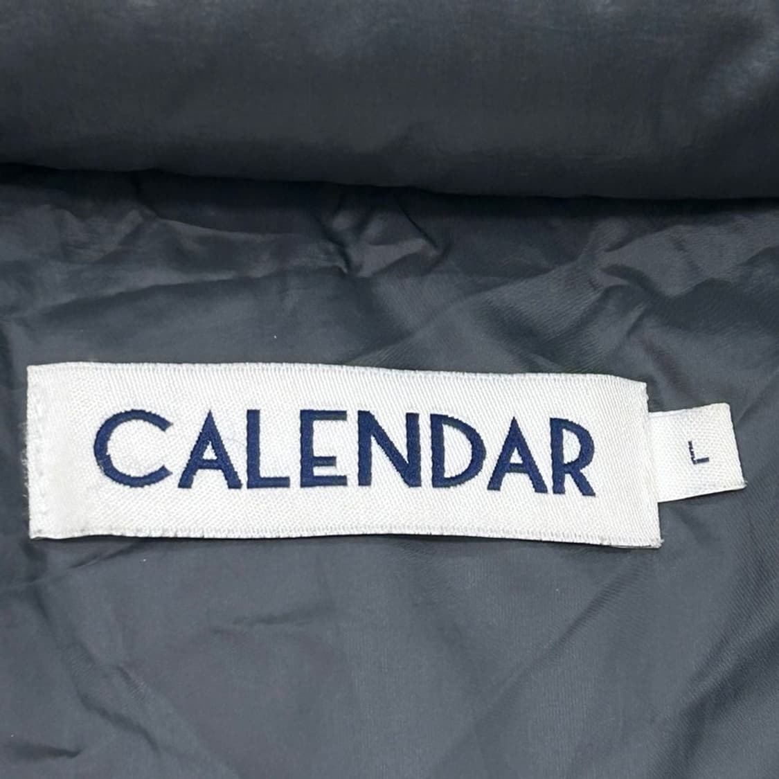 캘린더 유랑 숏 덕다운 패딩 그레이 L 상품이미지4