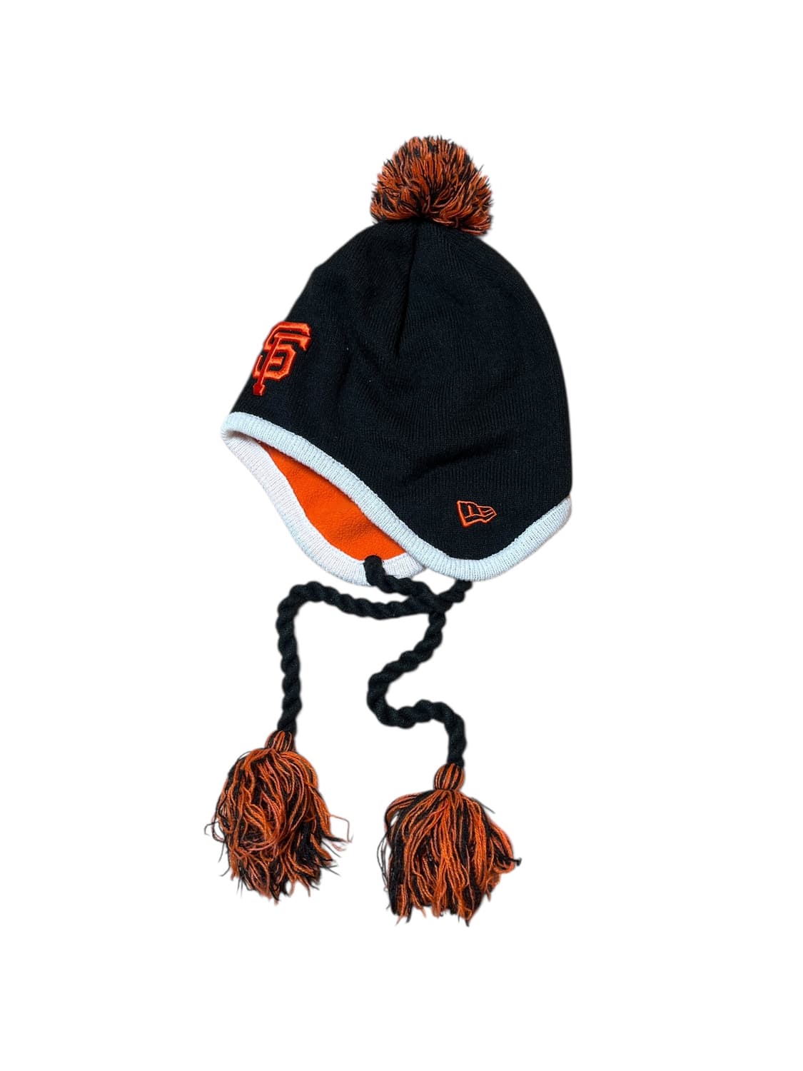 뉴에라 샌프란시스코 자이언츠 이어플랩 폼폼 비니  상품이미지1