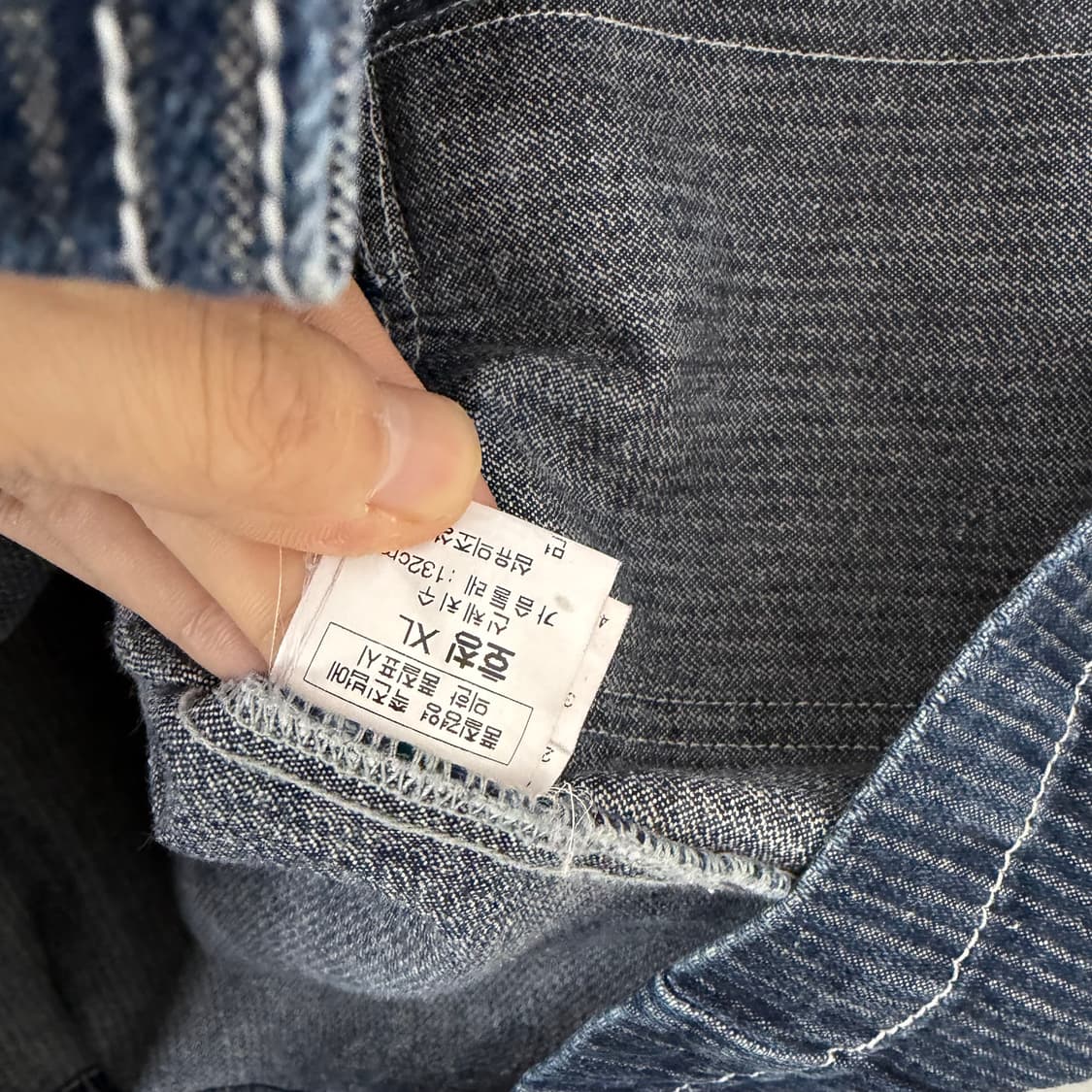 칼카니 히오리 데님 초어 코트 상품이미지8