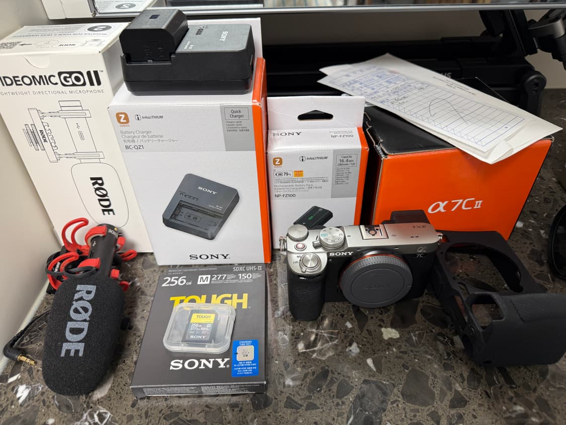 소니 a7C2 실버 풀세트 탐론 17-50 고독스 에델크론 벤로 상품이미지1