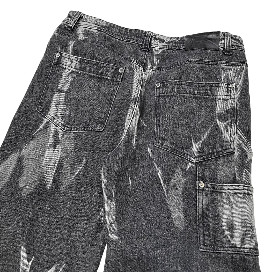 플레이버리즘 흑청 타이다이 워싱 카펜더 팬츠 상품이미지6