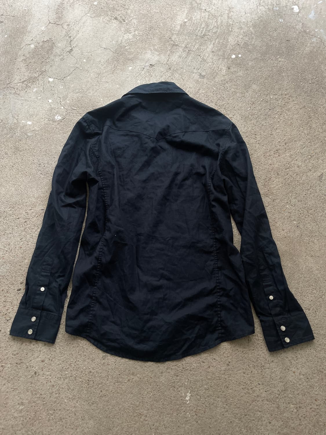 slim black shirts 상품이미지5