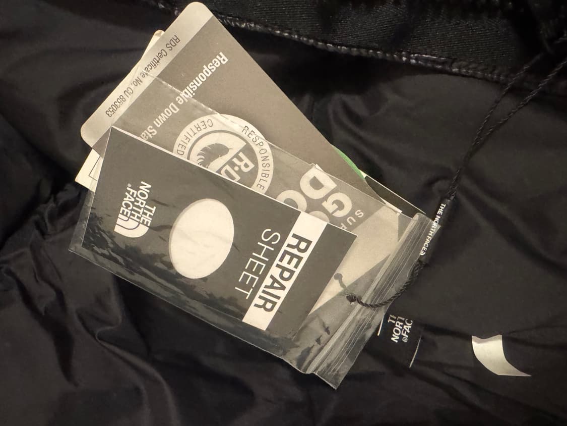 노스페이스 블랙 패딩 눕시 *새상품 상품이미지4