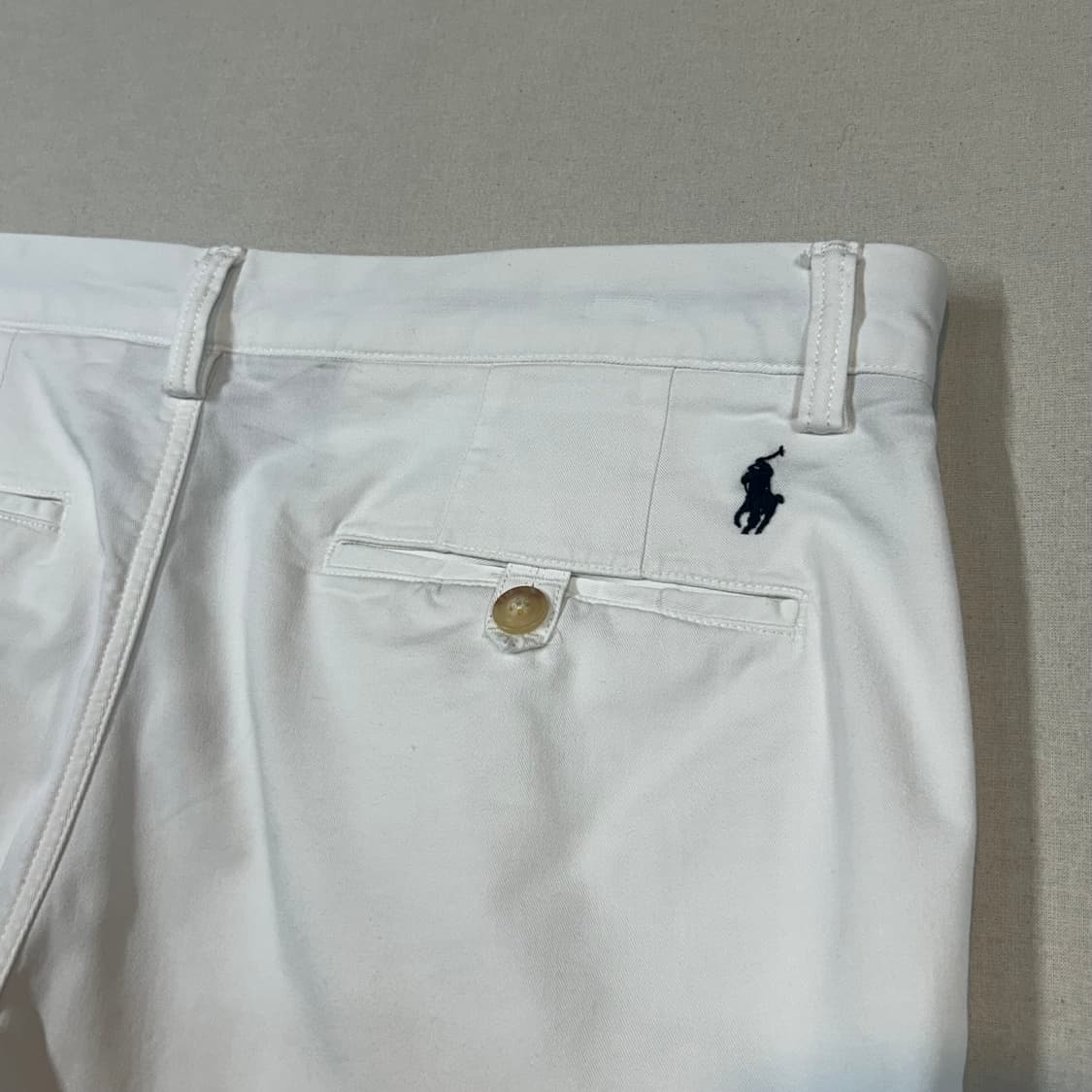 34inch) 폴로 랄프로렌 클래식핏 화이트 반바지 신형 W40 상품이미지2