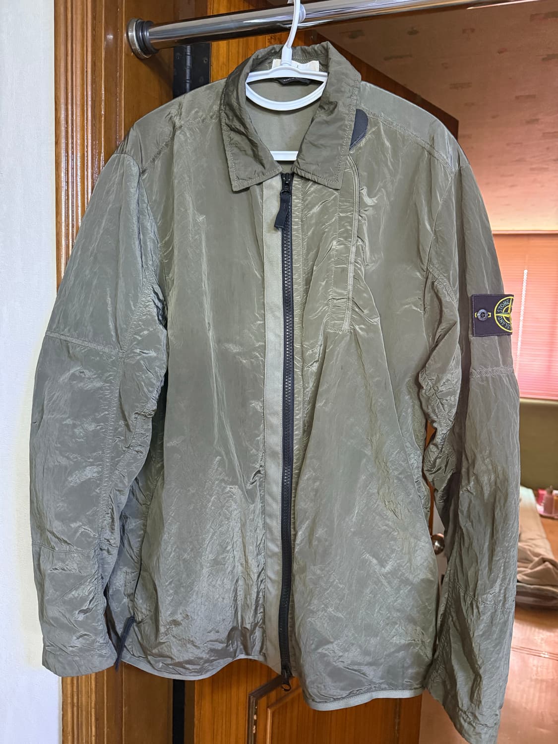 안냐세요 스톤아일랜드 그린메탈 나일론 자켓 xl사이즈 판매합니다!최상급! 상품이미지1