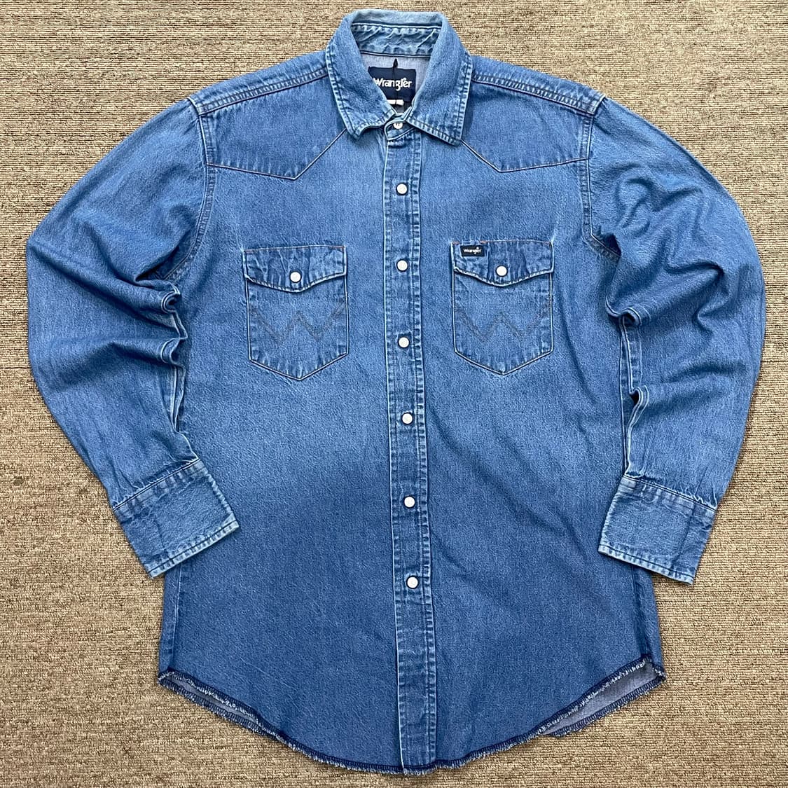 90‘s Wrangler 랭글러 웨스턴 데님 셔츠 상품이미지3