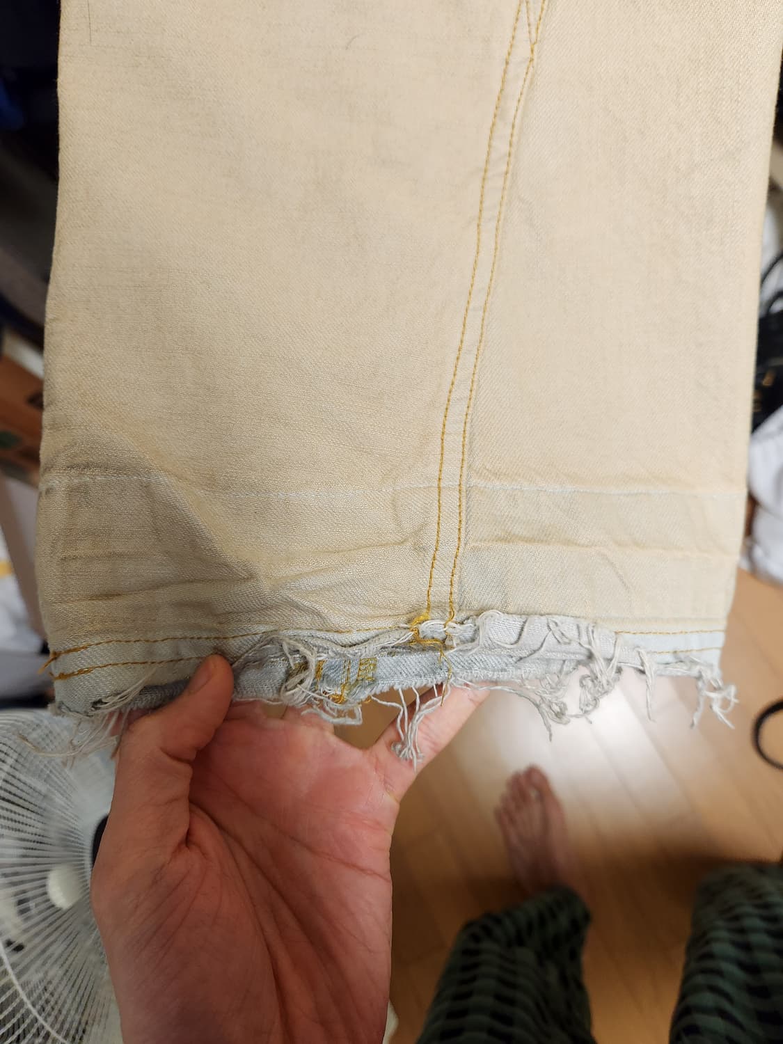 (L) xlim 엑슬림 ep.6 06 데님 트라우저 상품이미지5