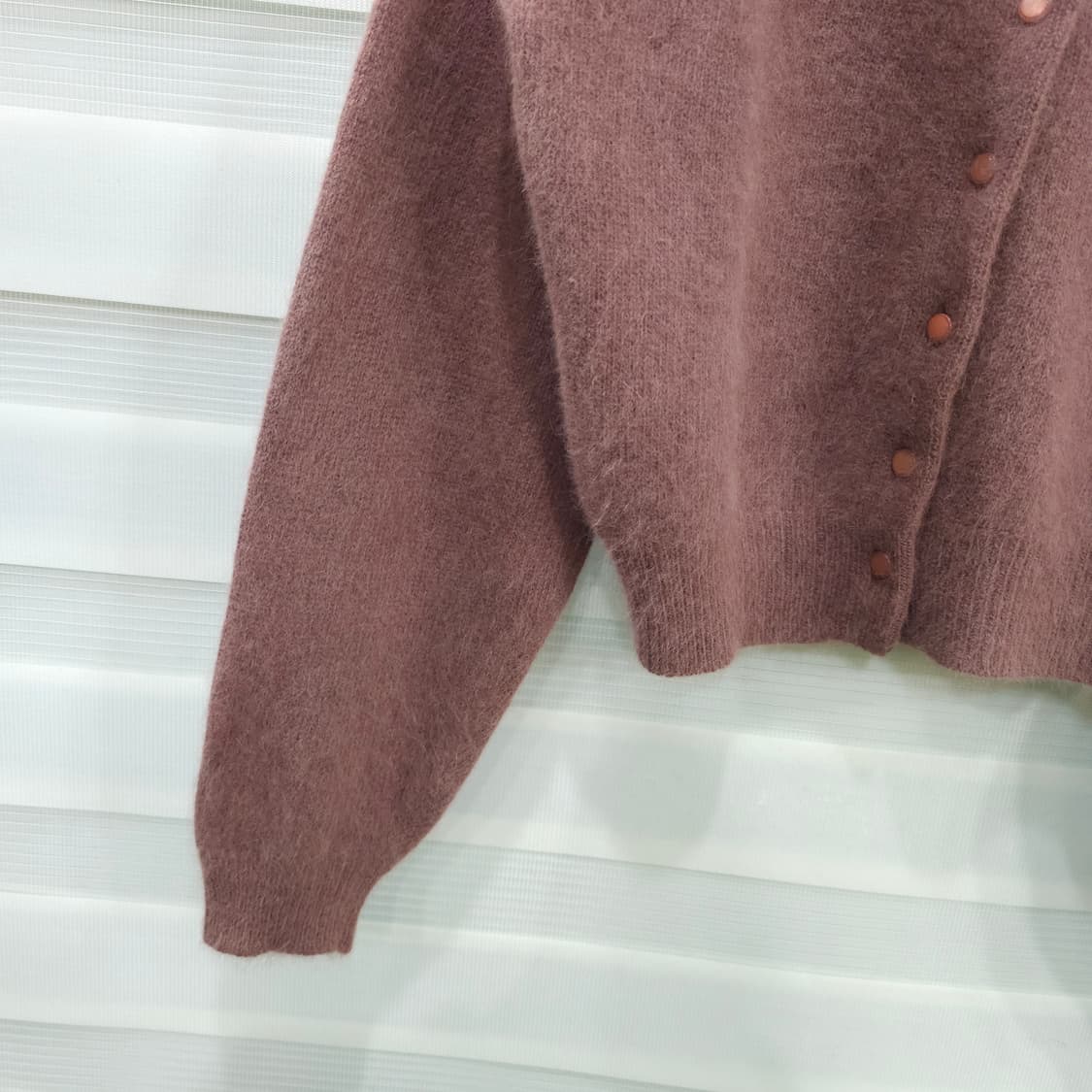 HIRO KIKAKU 앙고라 니트 가디건- 우먼L 상품이미지4