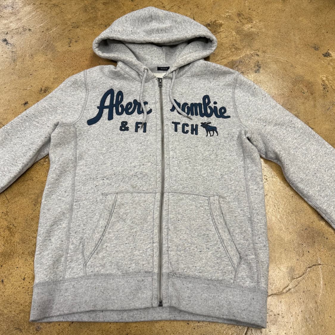 아베크롬비 그레이 후드집업 상품이미지3