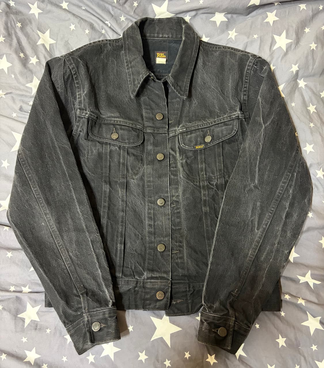 [M] RRL LOT271 흑청 데님 트러커 자켓 상품이미지1