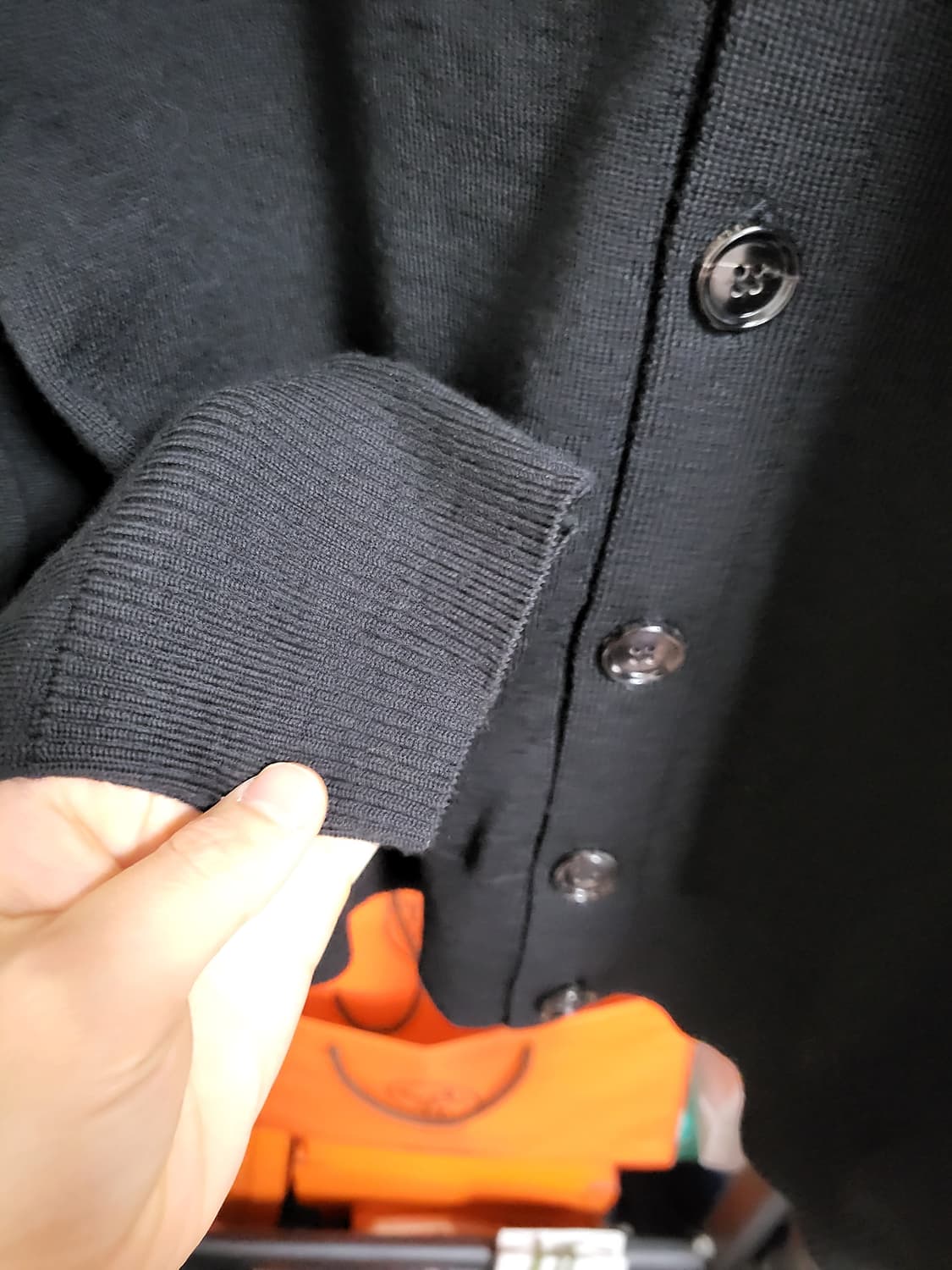 23SS 아미 메리노울 니트 가디건 XL 상품이미지6