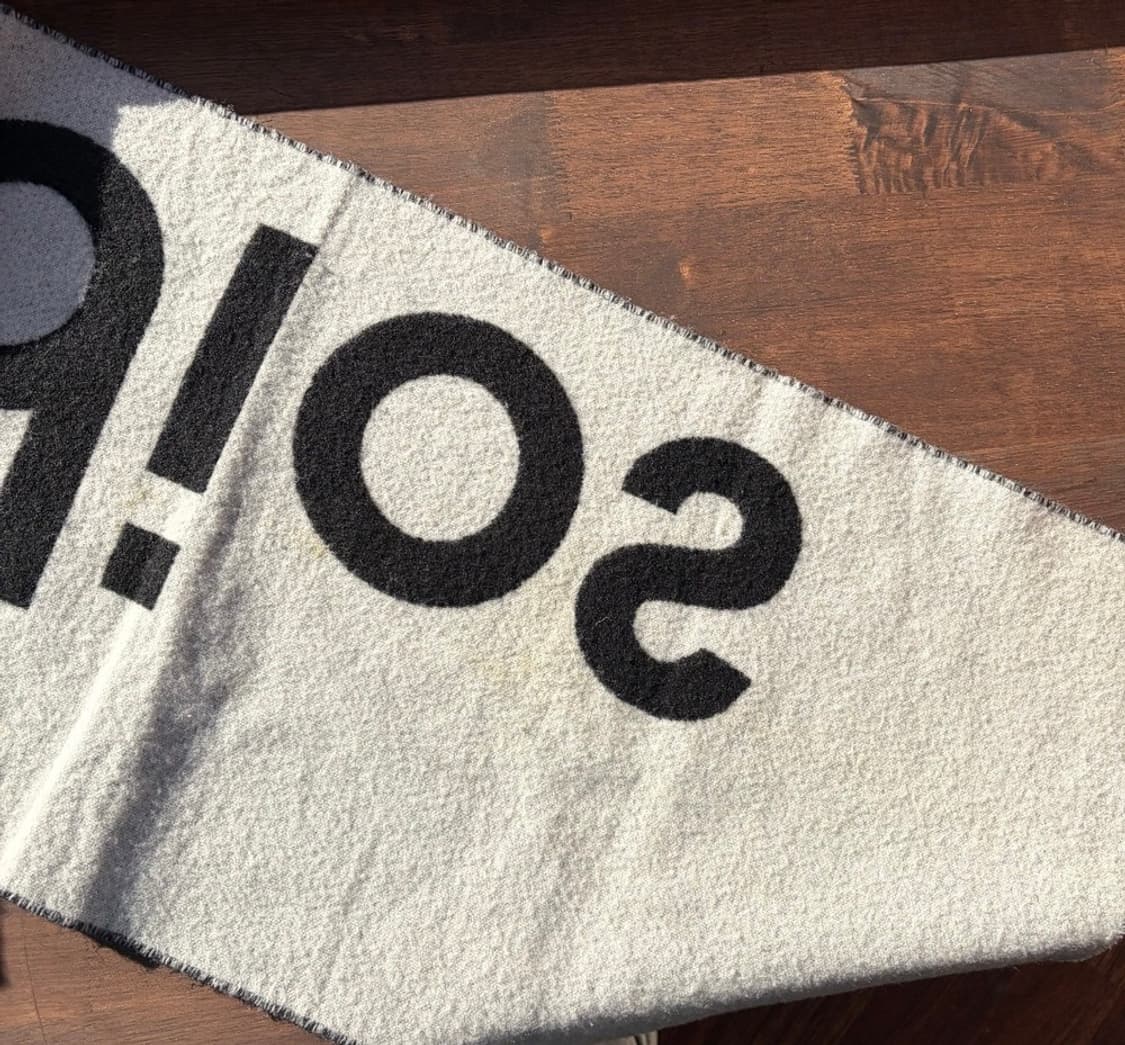 15494 - 아크네 스튜디오 로고 자카드 울 머플러 (울 74%) 상품이미지6