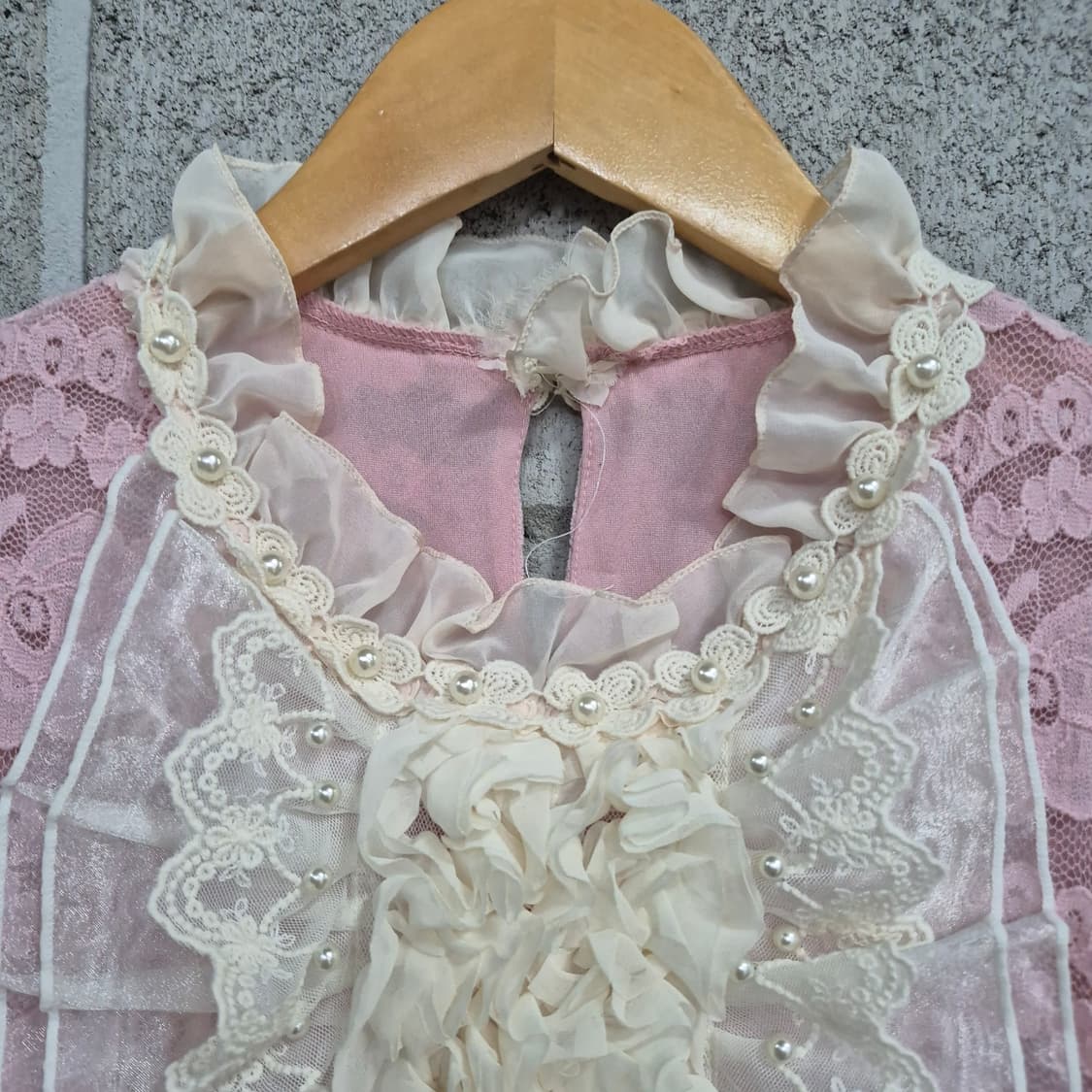 양산형 러블리 블라우스  갸루/일본빈티지 상품이미지3