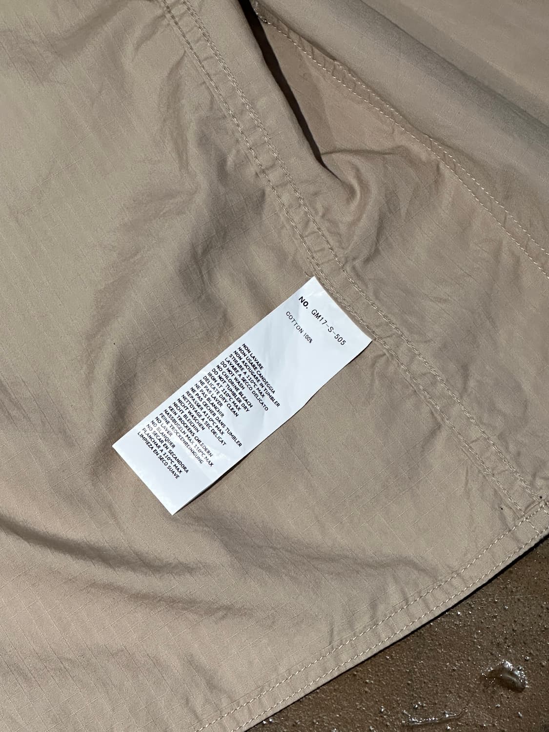 Graphpaper Finx Rip-Stop Jacket 상품이미지5