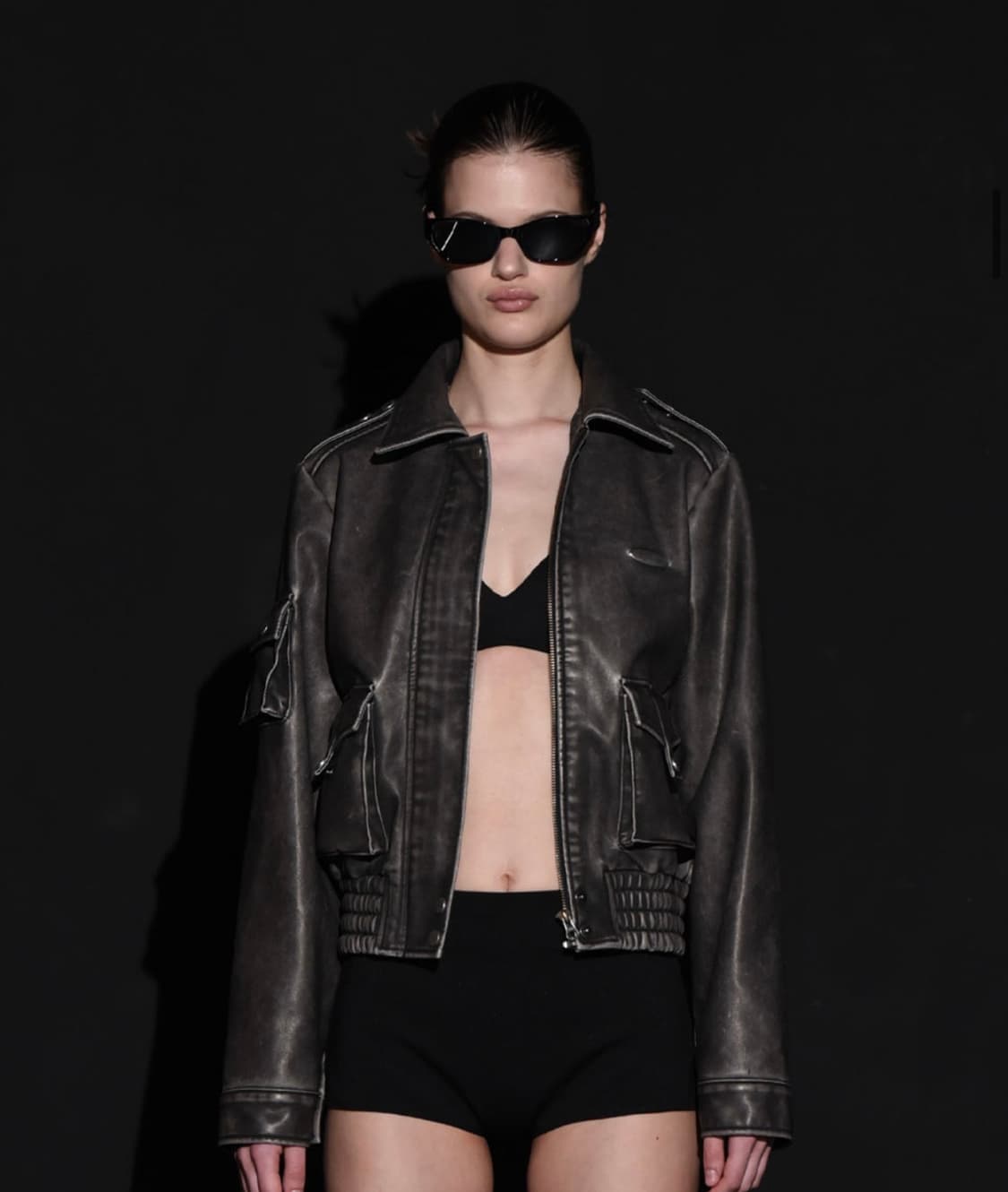 보헤미안서울 봄버 워시드 그레이 자켓 1 Size 상품이미지1