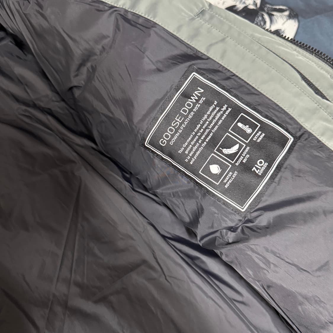 송지오 구스다운 패딩100(L)사이즈(매우이쁜핏) 상품이미지4