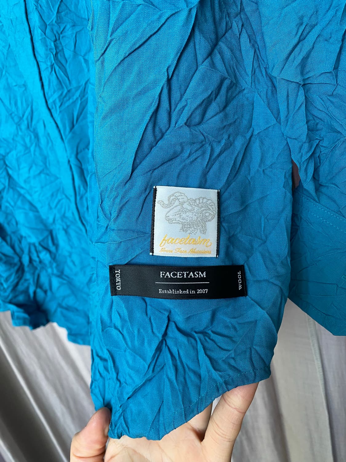 Facetasm crinkled shirt 상품이미지4